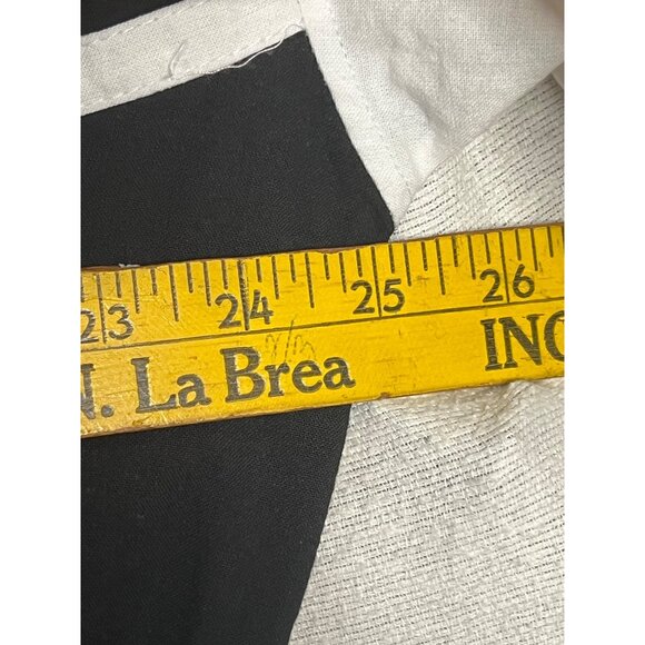 VTG Mens Store At Sears Chevron Pullover Shirt L Black/White 1/2 Zip Grandpa NWT - Picture 10 of 15